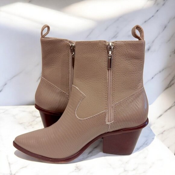 NWOT Kaanas Hague Cowboy Leather Bootie - Picture 10 of 13